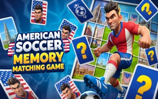 American Soccer Memory Matching Game