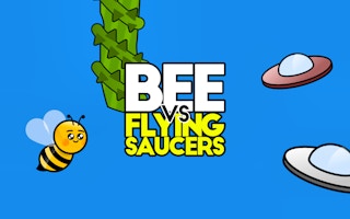 Image Bee vs Flying Saucers